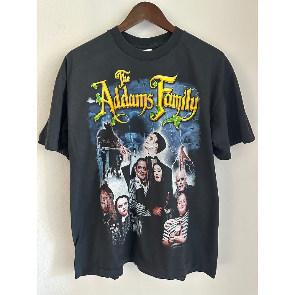 The Adams Family Vintage Reprint Single Stitch T-shirt Tultex Tag XL